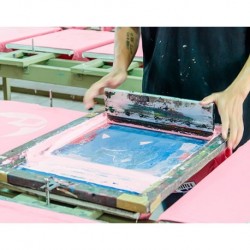 Design and Photolith film Screen Printing for Courier